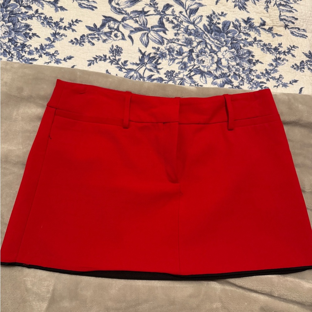Zara Red Mini Skirt